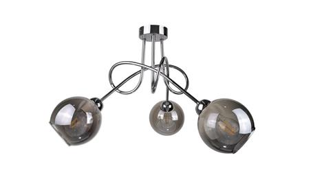 Lampa sufitowa nowoczesna 3xE27 RING SILVER-87831