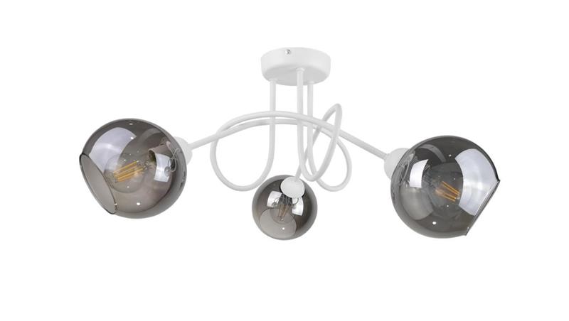 Lampa sufitowa nowoczesna 3xE27 RING WHITE-87910