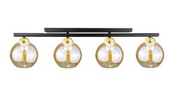Lampa sufitowa nowoczesna 4xE27 AMARUS BLACK/GOLD-87912