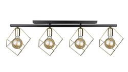 Lampa sufitowa nowoczesna 4xE27 ARNICA BLACK/GOLD-87837