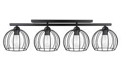 Lampa sufitowa nowoczesna 4xE27 BACCA BLACK-87840