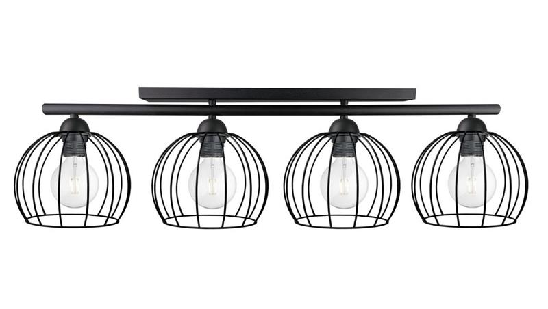 Lampa sufitowa nowoczesna 4xE27 BACCA BLACK-87840 Lampa sufitowa nowoczesna 4xE27 BACCA BLACK-87840