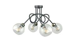 Lampa sufitowa nowoczesna 4xE27 EVIE BLACK/GOLD-87841