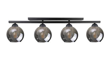 Lampa sufitowa nowoczesna 4xE27 MINOR BLACK-87848