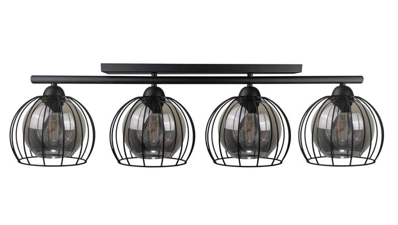 Lampa sufitowa nowoczesna 4xE27 STIGMA BLACK-87930