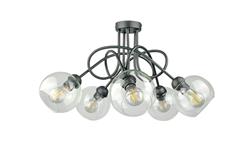 Lampa sufitowa nowoczesna 5xE27 EVIE BLACK-87913