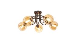 Lampa sufitowa nowoczesna 5xE27 VENUS BLACK-87864