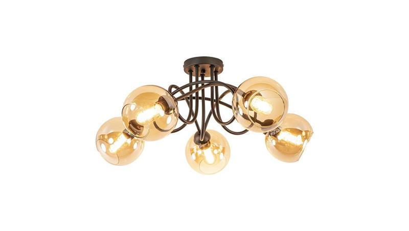 Lampa sufitowa nowoczesna 5xE27 VENUS BLACK-87864 Lampa sufitowa nowoczesna 5xE27 VENUS BLACK-87864