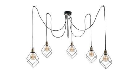 Lampa wisząca 5xE27 RUBEN GOLD-87859
