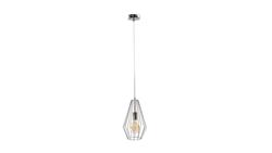 Lampa wisząca loftowa 1xE27 LEX SILVER-87861