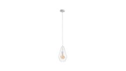 Lampa wisząca loftowa 1xE27 LEX WHITE-87882