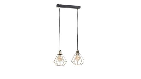 Lampa wisząca loftowa 2xE27 COMO GOLD-87876