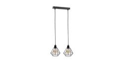 Lampa wisząca loftowa 2xE27 FOSKAL BLACK-87873