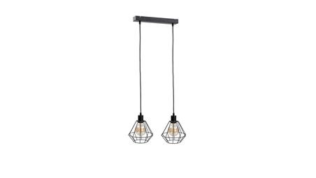 Lampa wisząca loftowa 2xE27 FOSKAL BLACK-87873