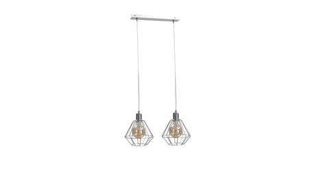 Lampa wisząca loftowa 2xE27 FOSKAL SILVER-87879