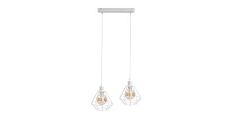 Lampa wisząca loftowa 2xE27 FOSKAL WHITE-87887