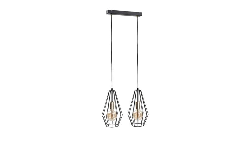 Lampa wisząca loftowa 2xE27 LEX GOLD-87881