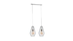 Lampa wisząca loftowa 2xE27 LEX SILVER-87890