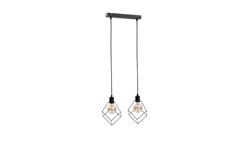 Lampa wisząca loftowa 2xE27 RUBEN BLACK-87886