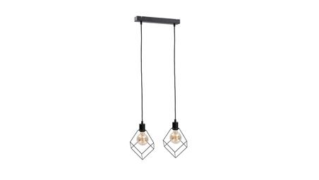 Lampa wisząca loftowa 2xE27 RUBEN BLACK-87886