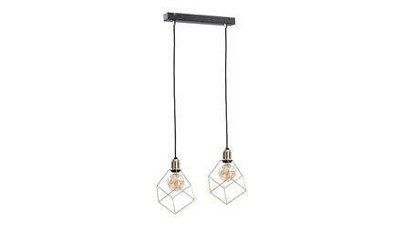 Lampa wisząca loftowa 2xE27 TAHO GOLD-87888