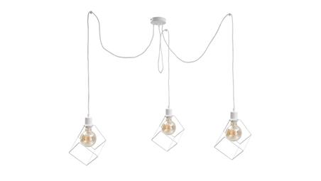 Lampa wisząca loftowa 3 xE27 RUBEN WHITE-87902