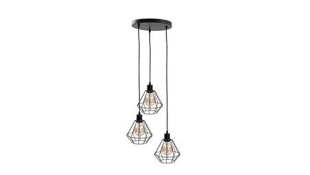 Lampa wisząca loftowa 3x E27 FOSKAL BLACK-87908