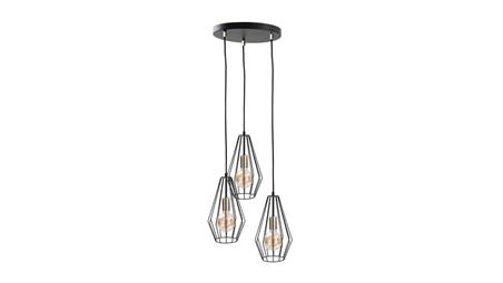 Lampa wisząca loftowa 3x E27 LEX GOLD-87918