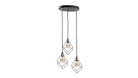 Lampa wisząca loftowa 3x E27 RUBEN GOLD-87924