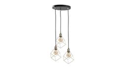 Lampa wisząca loftowa 3x E27 TAHO GOLD-87932