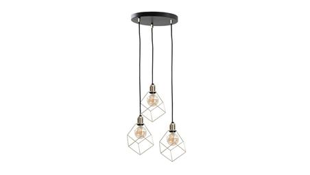 Lampa wisząca loftowa 3x E27 TAHO GOLD-87932