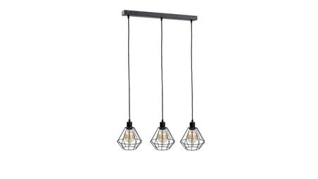 Lampa wisząca loftowa 3xE27 FOSKAL BLACK-87929