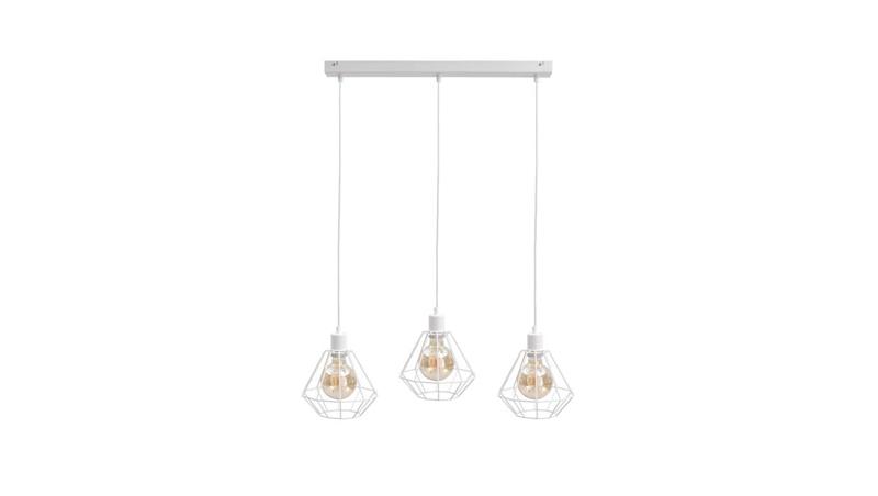 Lampa wisząca loftowa 3xE27 FOSKAL WHITE-87985