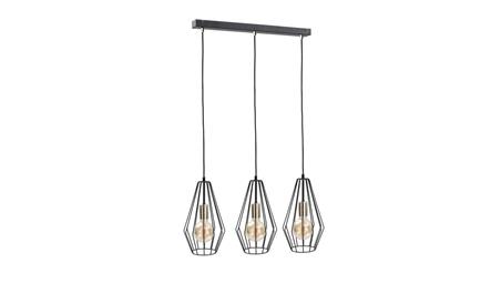 Lampa wisząca loftowa 3xE27 LEX GOLD-87935