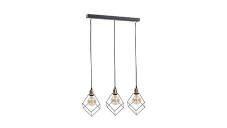 Lampa wisząca loftowa 3xE27 RUBEN GOLD-87986