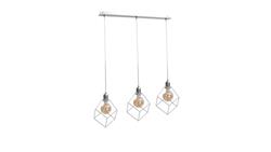 Lampa wisząca loftowa 3xE27 RUBEN SILVER-87989