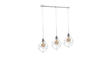 Lampa wisząca loftowa 3xE27 RUBEN SILVER-87989