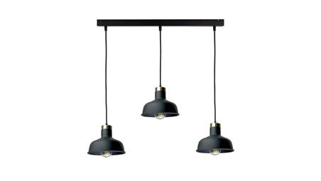 Lampa wisząca nowoczesna 3xE27 HEBE BLACK-87941