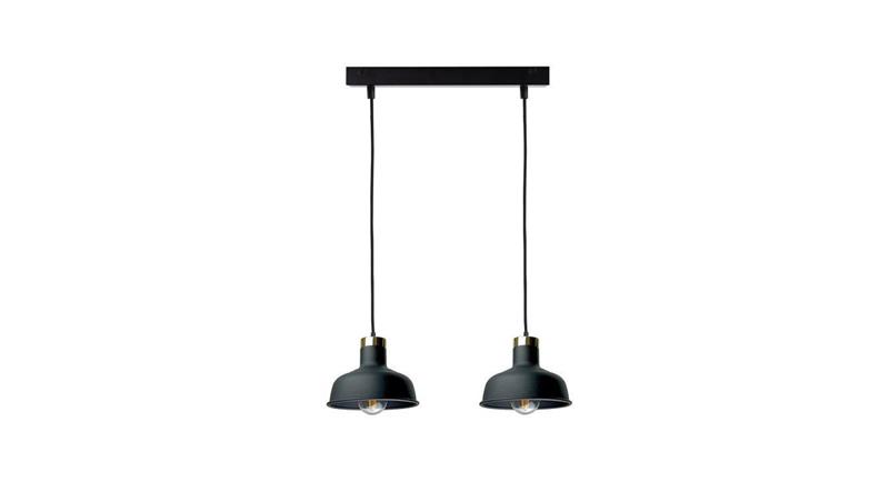 Lampa wisząca nowoczesna 2xE27 HEBE BLACK-87937