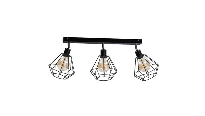 Spot loftowy 3xE27 FOSKAL BLACK-87961