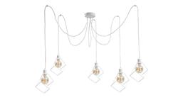 Lampa wisząca loftowa 5xE27 RUBEN WHITE-87993