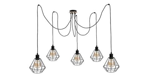Lampa wisząca loftowa 5xE27 ATWOOD-87971