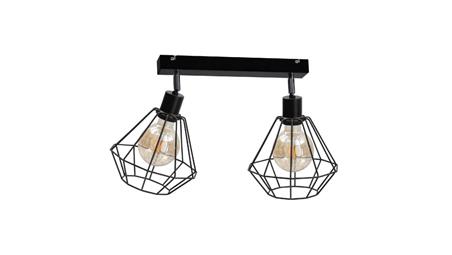 Spot loftowy 2xE27 FOSKAL BLACK-87969