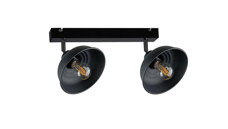 Spot nowoczesny 2xE27 FAUN BLACK-87956