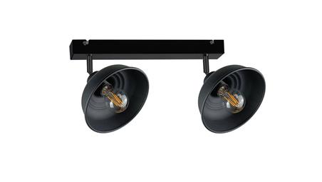 Spot nowoczesny 2xE27 FAUN BLACK-87956
