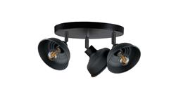 Spot nowoczesny 3x E27 FAUN BLACK-88003