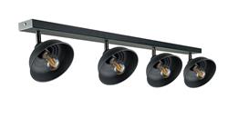 Spot nowoczesny 4xE27 FAUN BLACK-87950