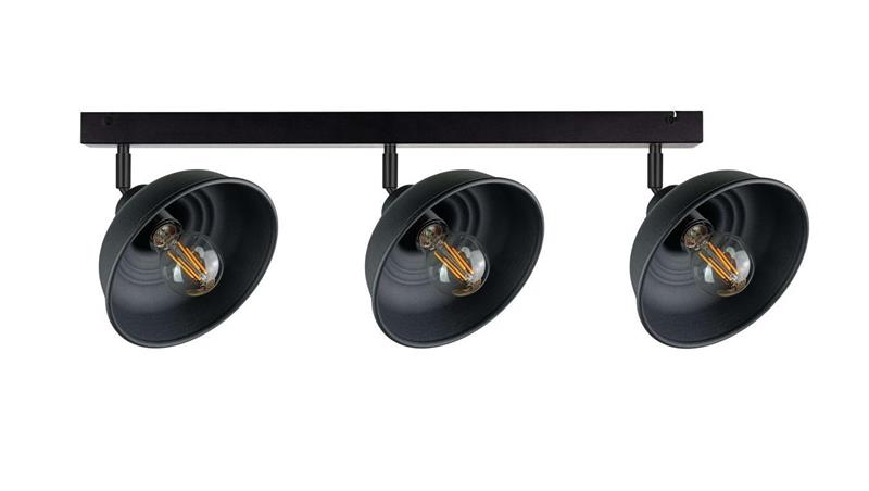 Spot nowoczesny 3xE27 FAUN BLACK-87944