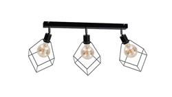 Spot loftowy 3xE27 RUBEN BLACK-87959