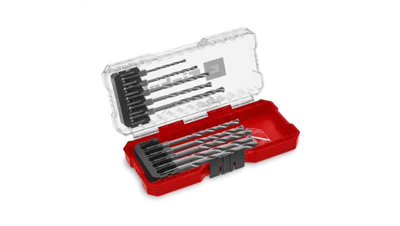 ZESTAW WIERTEŁ KRĘTYCH DO KAMIENIA 10SZT S-CASE 49108743-89712 ZESTAW WIERTEŁ KRĘTYCH DO KAMIENIA 10SZT S-CASE 49108743-89712